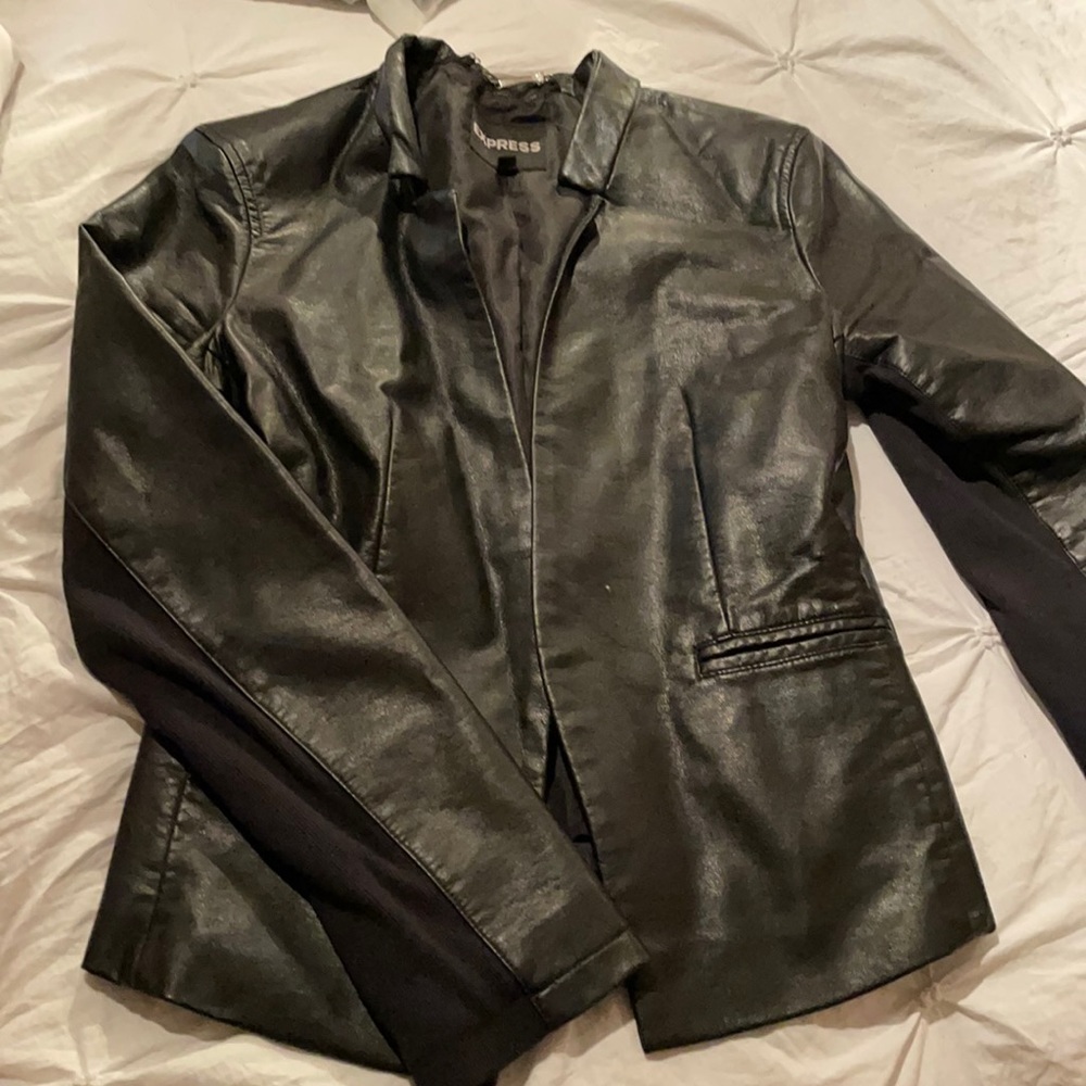 Express leather jacket